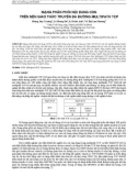 Mạng phân phối nội dung CDN trên nền giao thức truyền đa đường Multipath TCP