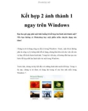 Kết hợp 2 ảnh thành 1 ngay trên Windows