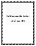 Sự liên quan giữa hosting và kết quả SEO