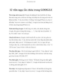 12 viên ngọc ẩn chứa trong GOOGLE