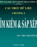 Bài giảng Cấu trúc dữ liệu và giải thuật: Chương 2 - ThS. Nguyễn Hà Giang