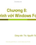 Bài giảng Cơ sở lập trình máy tính: Chương 8 - ThS. Nguyễn Thị Khiêm Hòa