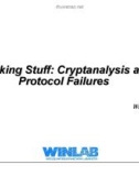 Breaking Stuff: Cryptanalysis and Protocol Failures