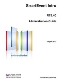 SmartEvent Intro R75.40 Administration Guide