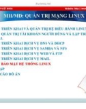 Bài giảng Quản trị mạng Linux: Bài 7 - TC Việt Khoa