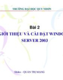 Bài giảng Quản trị mạng: Bài 2 - ĐH Quy Nhơn