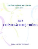 Bài giảng Quản trị mạng: Bài 5 - ĐH Quy Nhơn