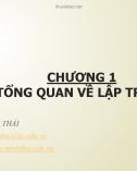 Bài giảng Kỹ thuật lập trình cơ bản: Chương 1 – Trần Minh Thái