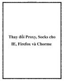 Thay đổi Proxy, Socks cho IE, Firefox và Chorme