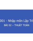 Bài giảng Nhập môn lập trình: Bài 2 - Thuật toán