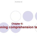 Lecture Chapter 6: Listening comprehension tests