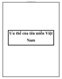 Ưu thế của tên miền Việt Nam