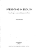 Presenting in English - Mark Powell