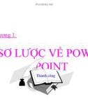 Sơ lược về PowerPoint