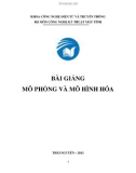 Bài giảng Mô phỏng và mô hình hóa