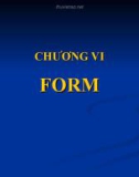 Bài giảng môn thiết kế web - Chương VI FORM