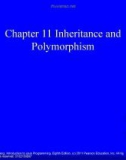 Lecture Introduction to Java programming - Chapter 11: Inheritance and polymorphism