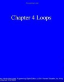 Lecture Introduction to Java programming - Chapter 4: Loops