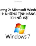 Bài giảng Hệ điều hành windows: Chương 2 (Bài 1) - NguyễnQuốcSử