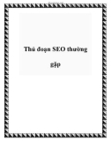 Thủ đoạn SEO thường gặp