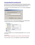 Cách tìm kiếm driver qua Device ID