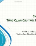 Bài giảng Cấu trúc dữ liệu: Chương 1 - ThS. Thiều Quang Trung (2018)