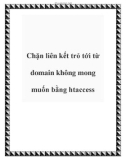 Chặn liên kết trỏ tới từ domain không mong muốn bằng htaccess