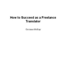 Ebook How to succeed as a freelance translator - Corinne McKay