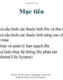 Bài giảng 70-290: MCSE Guide to Managing a Microsoft Windows Server 2003 Environment: Chương 7 - ThS. Trần Bá Nhiệm (Biên soạn)