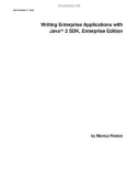 Writing Enterprise Applications with Java™ 2 SDK, Enterprise Edition phần 1