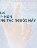 Bài giảng Nhập môn tương tác người máy: Chương 0 - TS. Vũ Thị Hương Giang