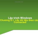 Bài giảng Lập trình trên Windows: Chương 5.1 - Trần Minh Thái