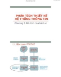 Bài giảng Phân tích thiết kế hệ thống thông tin - Chương 6: Mô hình hóa hành vi