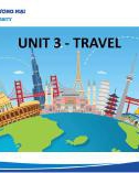 Lecture English for specific purposes 1 - Unit 3: Travel