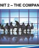 Lecture English for specific purposes 1 - Unit 2: The company