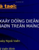 Đồ án tốt nghiệp- Đềtài: XÂY DỰNG DIỄN ĐÀN TRÊN MẠNG