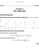 Bài giảng Xử lý ảnh: Chương 5 - Nguyễn Thị Hoàng Lan