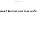 Lập trình mạng trong windows - Chương 2