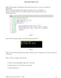 Bài thực hành Nhập môn lập trình số 2