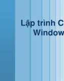 Bài giảng Lập trình C trên Windows - Nguyễn Đạt Thông