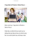 Chụp hình từ Windows Media Player