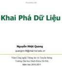 Khai Phá Dữ Liệu-Giới thiệu về công cụ WEKA