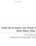 Bài giảng Thiết kế và đánh giá thuật toán: Khái niệm tiệm cận - TS. Lê Nguyên Khôi