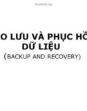 Bài giảng Hệ quản trị Cơ sở dữ liệu - Bài 14: Sao lưu và phục hồi dữ liệu