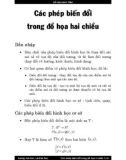 Phép biến đổi trong đồ họa 2 chiều