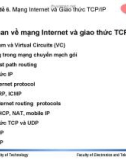 Mạng Internet và Giao thức TCP/IP