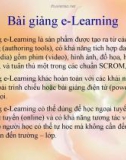 Bài giảng e-Learning (49tr)