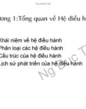 Nguyên lý hệ điều hành - Chương 1