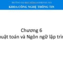 Bài giảng Tin học đại cương: Chương 6 - Đại học Nông nghiệp Hà Nội