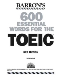 600 Essential Words for the TOEIC: Part 1